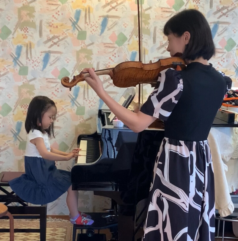 Yumi music school ヴァイオリンとピアノのアンサンブル